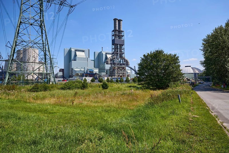Moorburg coal-fired power station in the Moorburg district, Free and Hanseatic City of Hamburg, Hanseatic city, independent city, federal state of Hamburg, Germany, Europe