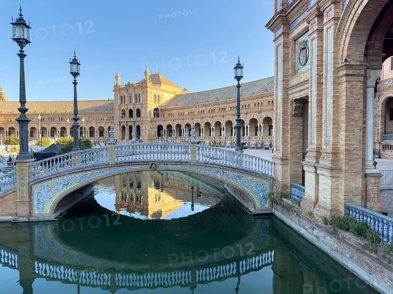 Plaza de Espana, Seville, Andalusia, Spain, Europe
