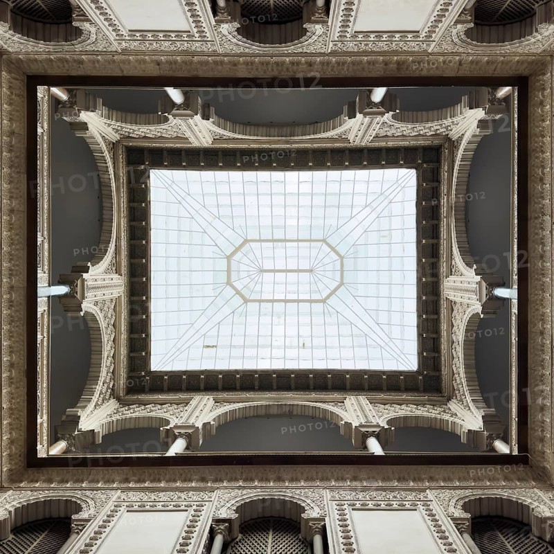 Ceiling, Sala de los Embajadores, Ambassadors' Hall, Alcazar, Royal Palace, Seville, Andalusia, Spain, Europe