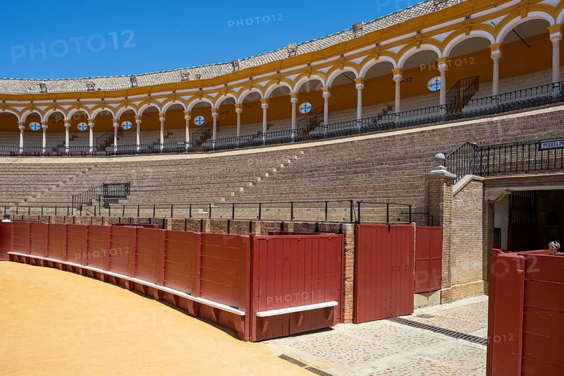 Bullring, Plaza de Toros de la Real Maestranza de Caballeria, Seville, Spain, Europe