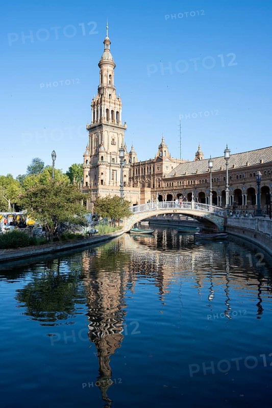Plaza de Espana, Seville, Andalusia, Spain, Europe