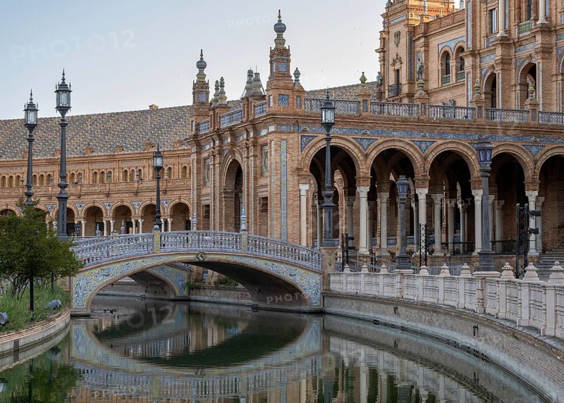 Plaza de Espana, Seville, Andalusia, Spain, Europe