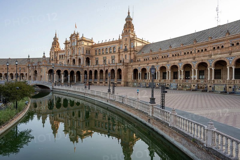 Plaza de Espana, Seville, Andalusia, Spain, Europe