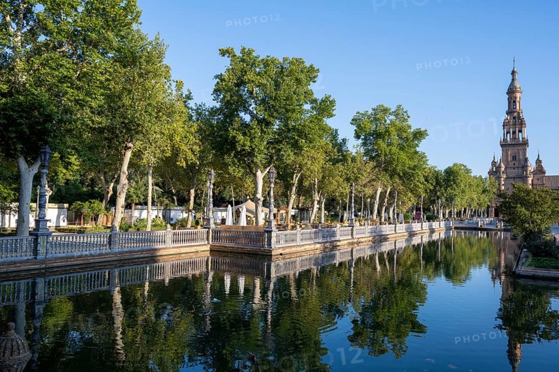 Plaza de Espana, Seville, Andalusia, Spain, Europe