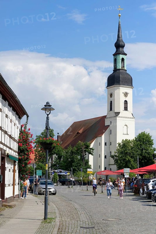 Church in Lubbenau, Spreewald, Brandenburg, Germany, Europe