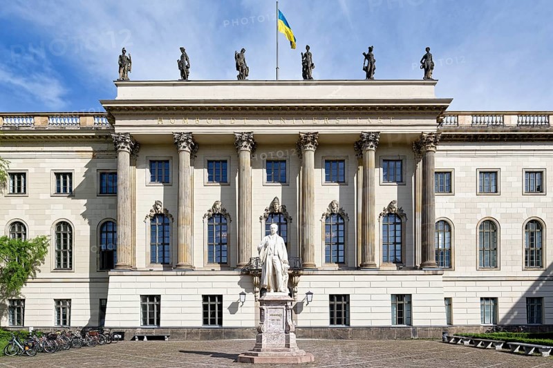 Humboldt University main building, or Prince Henry's Palace, Under den Linden, Berlin Mitte, Germany, Europe