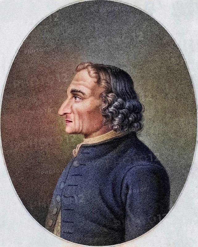 Giuseppe Tartini (1692-1770), Italian composer and violinist, Historic, digitally restored reproduction from a 19th century original, Record date not stated