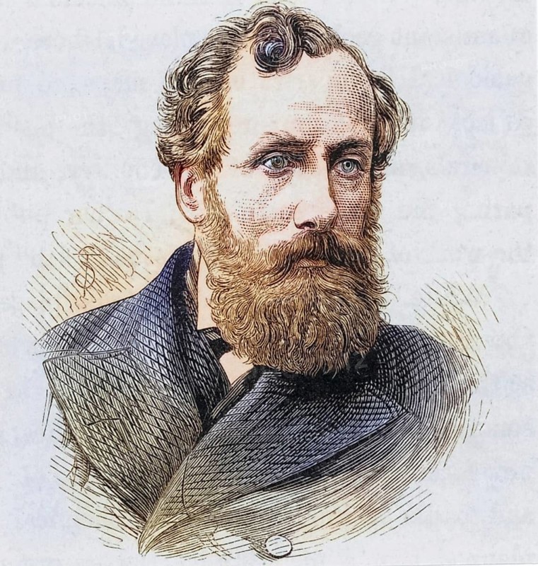 Andrew Crombie Ramsay (1814-1891), British geologist. Professor of Geology at University College London 1847. President of the Royal Geological Society 1862-1864. From The Life of Sir Roderick I. Murchison by Archibald Geikie (London, 1875) . Copperplate engraving, Historic, digitally restored reproduction from a 19th century original, Record date not stated