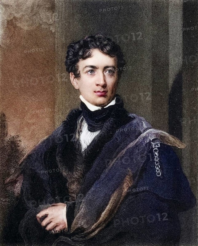 John George Lambton, 1st Earl of Durham (1792-1840), English statesman and colonial administrator. Elected to Parliament as a Whig (Liberal) Member for Durham from 1813 to 1832 and nicknamed Radical Jack . He was appointed Governor-General of Canada (1837-1838) and wrote his Report on the Affairs of British North America (1839), in which he recommended responsible government for the colony. Copper engraving after a portrait by Thomas Lawrence, Historic, digitally restored reproduction from a 19th century original, Record date not stated