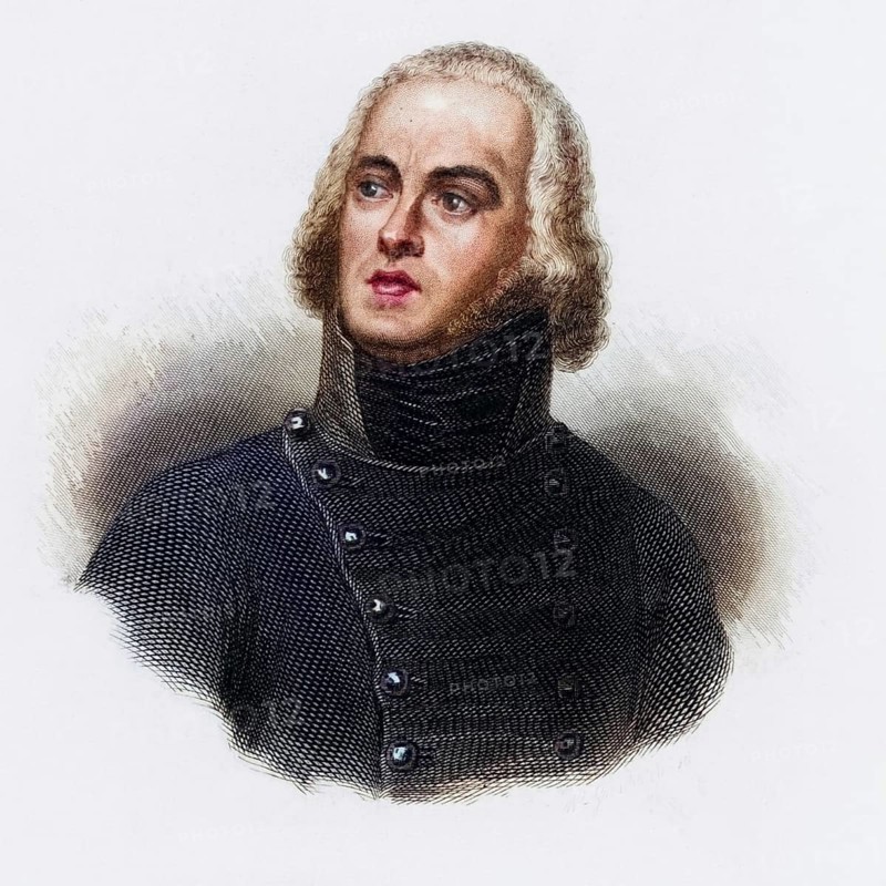 Lazare Hoche (1768-97) French revolutionary soldier who rose from corporal to general. Engraving, Historical, digitally restored reproduction from a 19th century original, Record date not stated