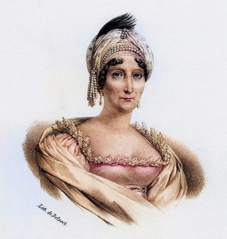 Marie Letizia Bonaparte (ca. 1749-1836) mother of the French Emperor Napoleon I. In May 1804 she was awarded the official status of Madame Mère de l'Empereur . Lithograph, ca. 1830, Historic, digitally restored reproduction from a 19th century original, Record date not stated