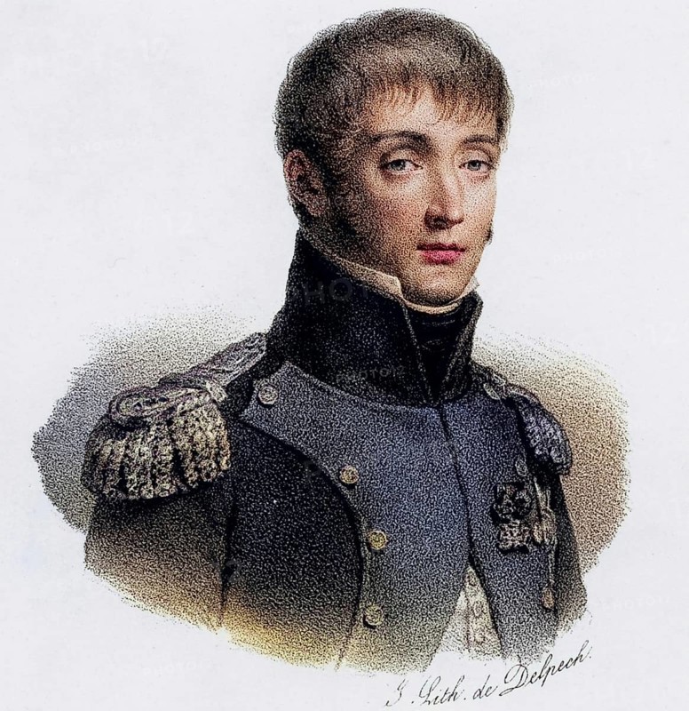 Louis Bonaparte (1778-1846), French soldier. King of the Netherlands under the name Lodewijk I (1806-1810) . Brother of Napoleon Bonaparte, whose stepdaughter Hortense Beauharnais he married. Father of Napoleon III Lithograph, ca. 1830, Historic, digitally restored reproduction from a 19th century original, Record date not stated