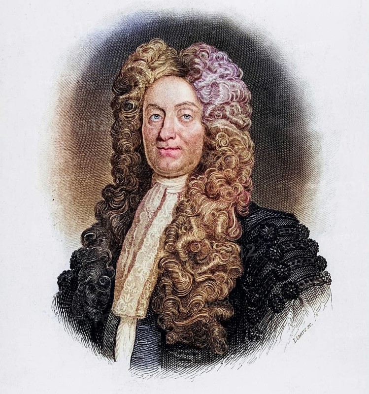 Hans Sloane (1660-1753), Irish collector and physician. Donated the Chelsea Physick Garden, which was laid out on his estate in Chelsea, London, to the Apothecaries Company. President of the Royal Society 1727-1741, his collection formed the basis of the British Museum. From The Naturalist's Library, published by William Jardine (Edinburgh and London 1839-1854) . Copperplate engraving, Historic, digitally restored reproduction from a 19th century original, Record date not stated