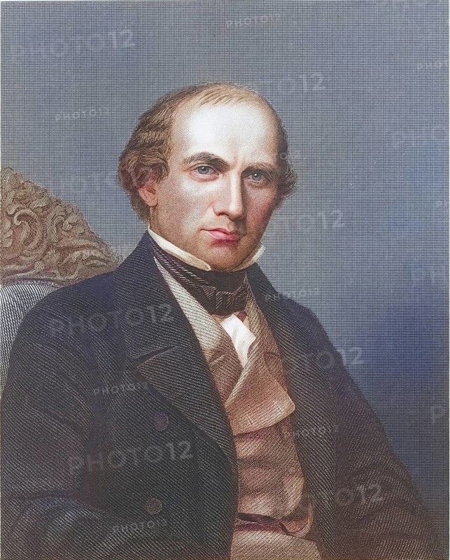 Eben Norton Horsfod (1818-1893), American chemist and student of Liebig. Considered the father of American food technology. Discovered baking powder. From James Sheridan Muspratt Chemistry (London, ca. 1860) . Engraving. Scientist, Historical, digitally restored reproduction from a 19th century original, Record date not stated