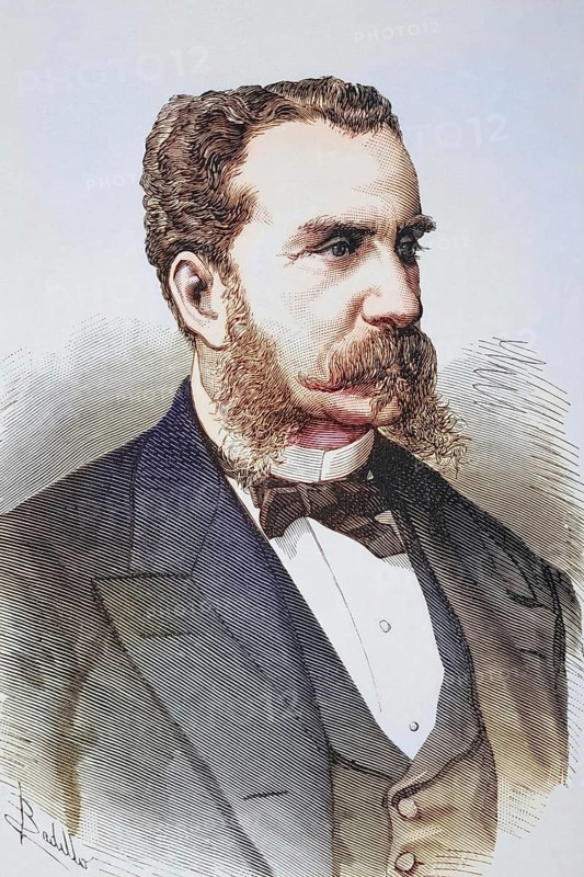 Antonio Gonzalez de Aguilar y Correa, Marquis of Vega de Armijo, born 1824, died 1908, Prime Minister of Spain from 4 December 1906 to 25 January 1907. From La Ilustracion Espanola y Americana of 1881, Historical, digitally restored reproduction from a 19th century original, Record date not stated
