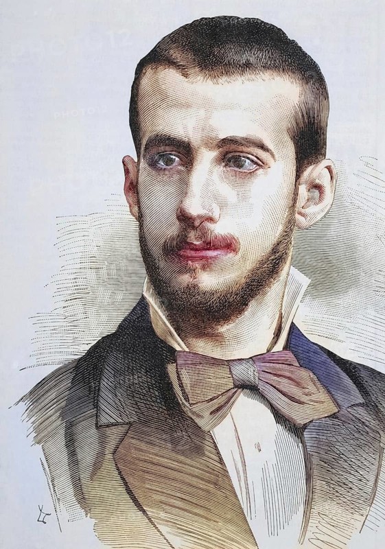 Marcelino Menendez y Pelayo, born 1856, died 1912, Spanish scholar, historian and literary critic. From La Ilustracion Espanola y Americana of 1881, Historical, digitally restored reproduction from a 19th century original, Record date not stated