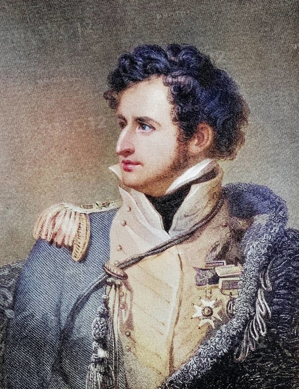 General Sir William Francis Patrick Napier, 1785 to 1860, Irish soldier in the British Army and military historian. Author of History of the War in the Peninsular. From the book How England Saved Europe, The Story of the Great War, 1793-1815, published 1909, Historical, digitally restored reproduction from a 19th century original, Record date not stated
