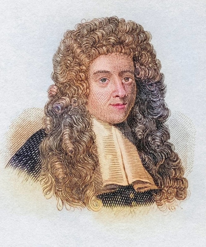 Jacobus Gronovius alias Jacob Gronow 1645 to 1716, Dutch classical scholar. From the book Crabbes Historical Dictionary, published in 1825, Historical, digitally restored reproduction from a 19th century original, Record date not stated