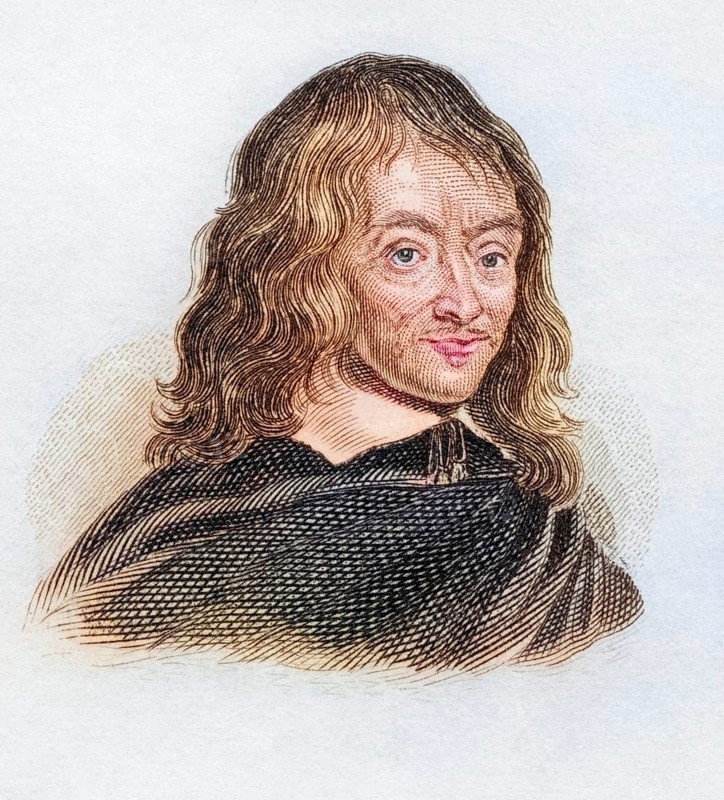 Claudius Salmasius alias Claude Saumaise, 1588 to 1653, French classical scholar. From the book Crabbes Historical Dictionary, published in 1825, Historical, digitally restored reproduction from a 19th century original, Record date not stated