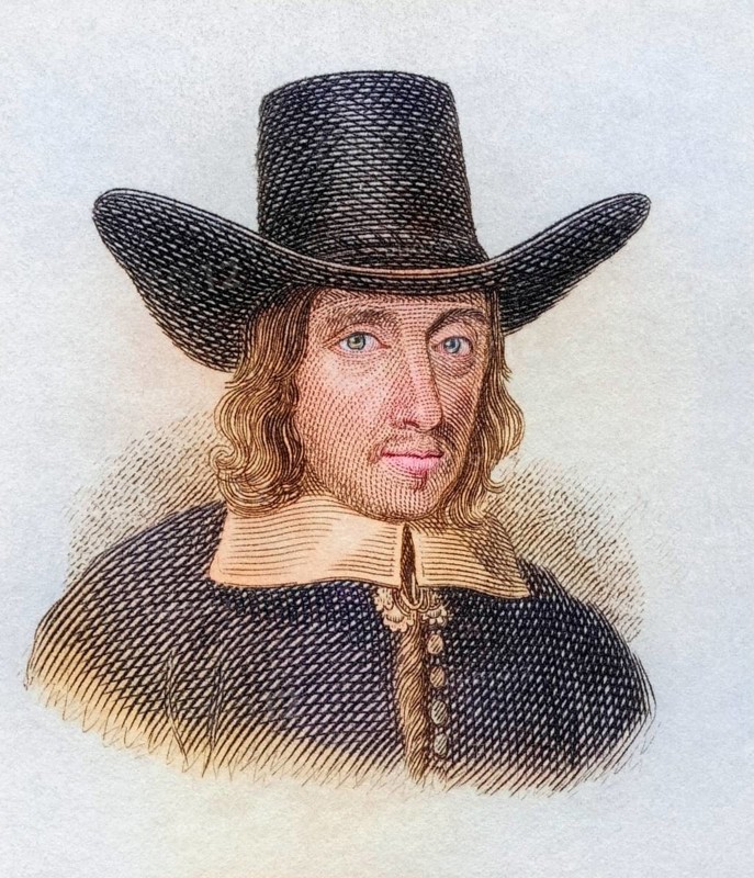 Sir William Dugdale 1605 to 1686, English classical scholar. From the book Crabbes Historical Dictionary, published in 1825, Historical, digitally restored reproduction from a 19th century original, Record date not stated