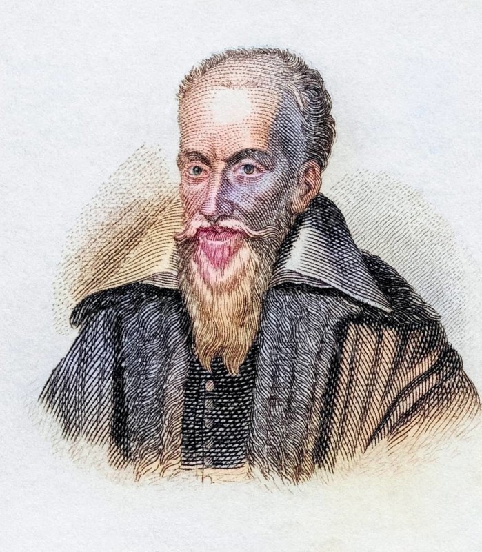 Joseph Justus Scaliger 1540 to 1609, French religious leader and scholar. From the book Crabbes Historical Dictionary, published in 1825, Historical, digitally restored reproduction from a 19th century original, Record date not stated