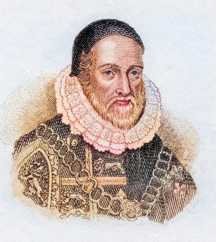 William Camden 1551 to 1623, English classical scholar and historian. From the book Crabbes Historical Dictionary, published in 1825, Historical, digitally restored reproduction from a 19th century original, Record date not stated