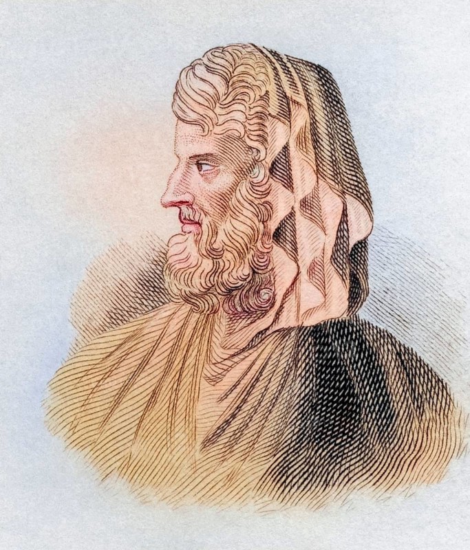 Dionysius the Apostate, also known as Dionysius of Heraclea. Stoic philosopher from the 3rd century B.C. From the book Crabbes Historical Dictionary, published in 1825, Historical, digitally restored reproduction from a 19th century original, Record date not stated