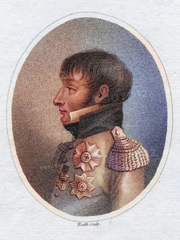 Louis Bonaparte, later King of the Netherlands, 1778-1846, Napoleon's younger brother. Print from the 19th century, engraved for The Lady's Magazine. By Heath, Historic, digitally restored reproduction from a 19th century original, Record date not stated