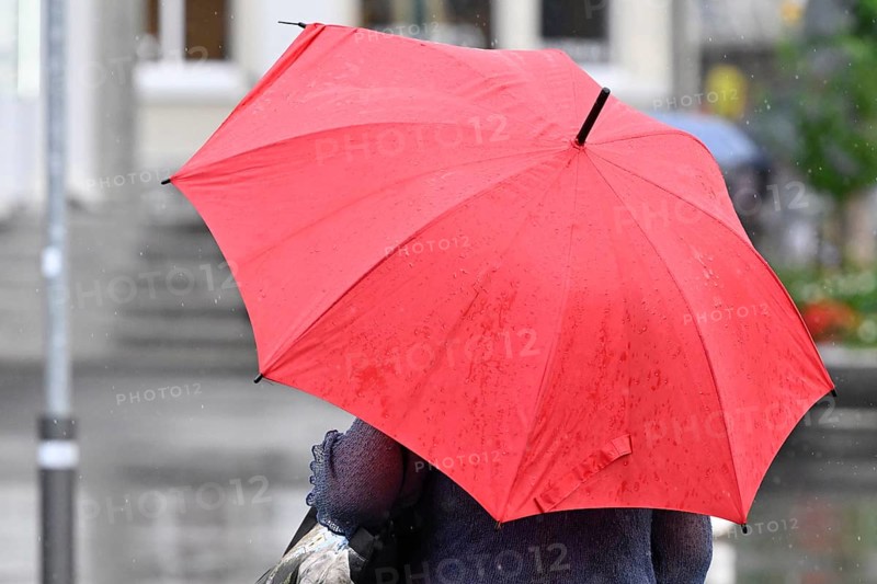 Woman with umbrella