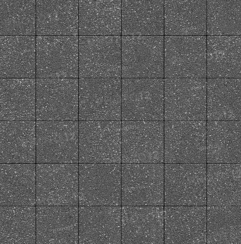 A grid of textured gray concrete tiles forming a rough, patterned surface