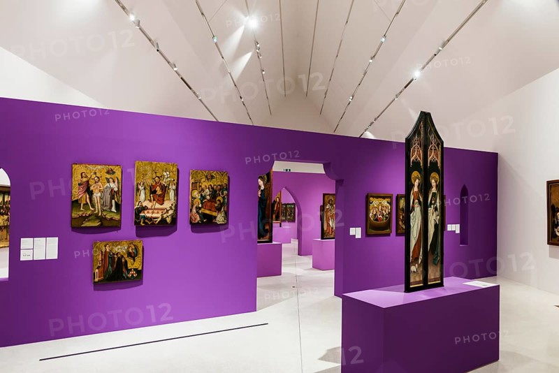 Interior view, Museum Unterlinden, Musée Unterlinden, Colmar, Alsace, France, Europe