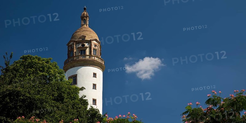 Castle tower, Höchster Schloss or Altes Schloss Höchst, Frankfurt-Höchst, Frankfurt am Main, Hesse, Germany, Europe