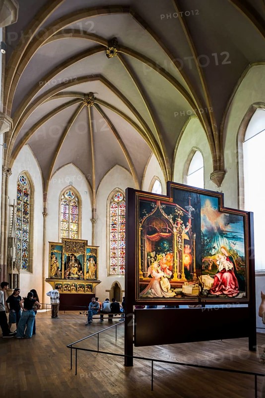 Isenheim Altarpiece, by Matthias Grünewald, Museum Unterlinden, Musée Unterlinden, Colmar, Alsace, France, Europe