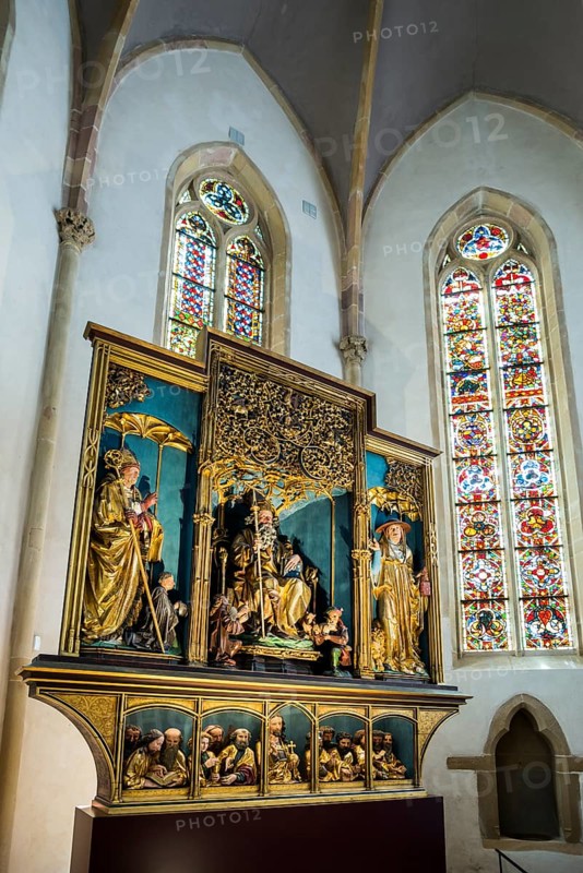 Isenheim Altarpiece, by Matthias Grünewald, Museum Unterlinden, Musée Unterlinden, Colmar, Alsace, France, Europe