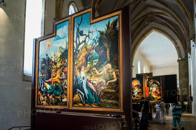 Isenheim Altarpiece, by Matthias Grünewald, Museum Unterlinden, Musée Unterlinden, Colmar, Alsace, France, Europe