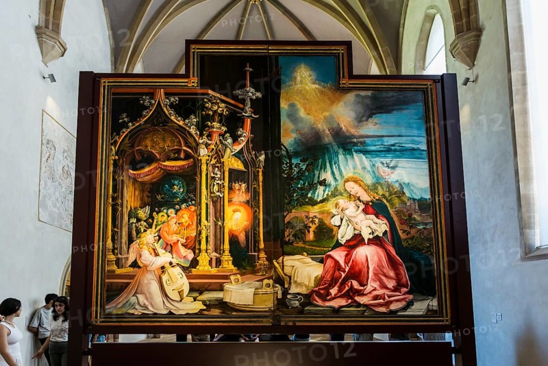 Isenheim Altarpiece, by Matthias Grünewald, Museum Unterlinden, Musée Unterlinden, Colmar, Alsace, France, Europe
