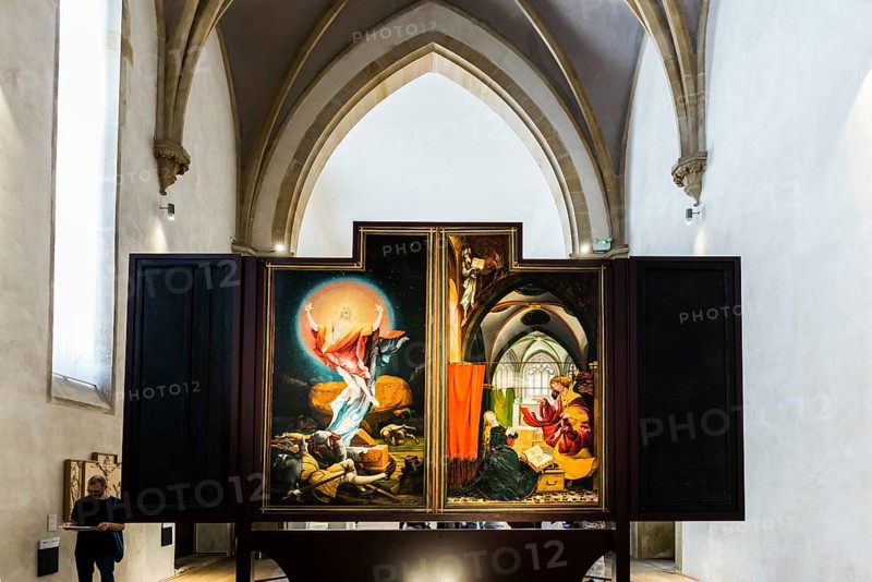 Isenheim Altarpiece, by Matthias Grünewald, Museum Unterlinden, Musée Unterlinden, Colmar, Alsace, France, Europe