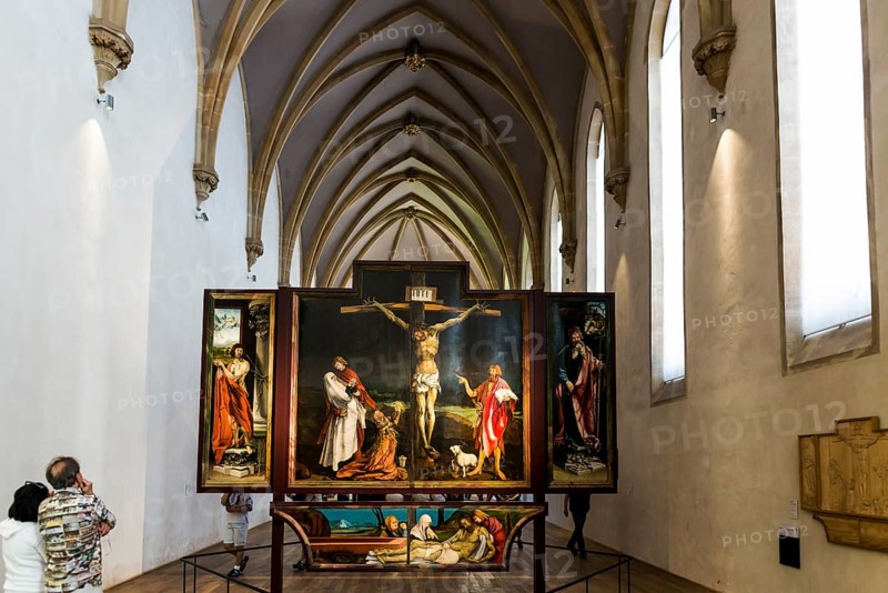 Isenheim Altarpiece, by Matthias Grünewald, Museum Unterlinden, Musée Unterlinden, Colmar, Alsace, France, Europe