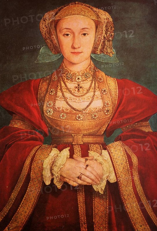 Painting by Hans Holbein the Younger (born 1497 or 1498 probably in Augsburg. died  29 November 1543 in London), German painter, Portrait of Princess Anne of Cleves, Historic, digitally restored reproduction from a 19th century original, Record date not stated
