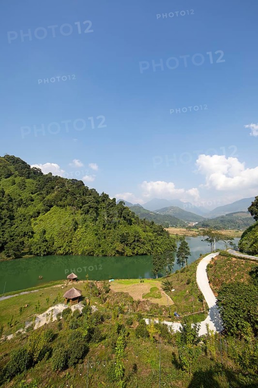 Cat Ly Area on the Song Lo River, Ha Giang Province, Vietnam, Asia