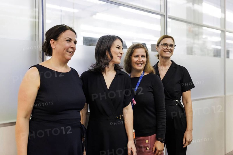 Annalena Bärbock (Alliance 90/The Greens), Federal Foreign Minister, photographed during a visit to the Carl Zeiss Group during the Foreign Minister's trip to Germany in Jena, 31 July 2024