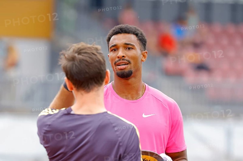 Leo Neugebauer and Niklas Kaul, German decathletes and Paris 2024 Olympians, competing in a triathlon as part of the Thorpe Cup 2024, Wetzlar, Hesse
