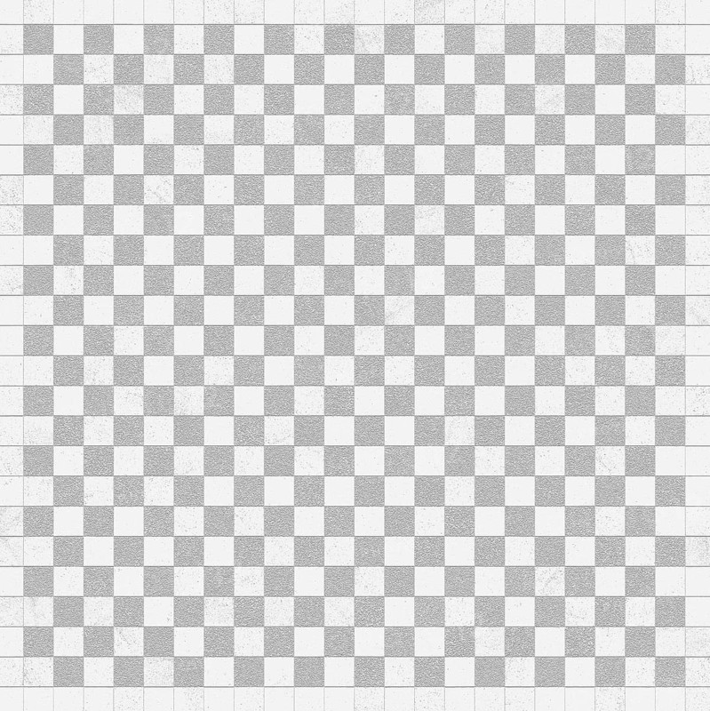 A symmetrical checkerboard pattern made of black and white tiles, creating a minimalistic and geometric texture