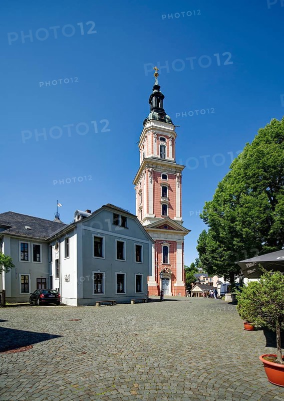 Protestant town church of St. Mary, residential town of Greiz, Thuringia, Germany, Europe
