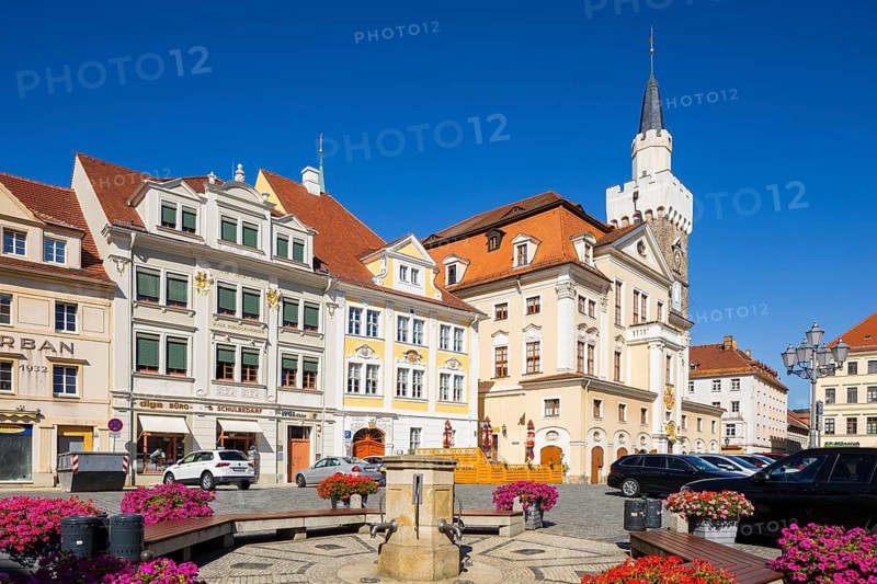 Löbau is a large district town in the district of Görlitz in Upper Lusatia in Saxony. Old Town Löbau Town Hall, Löbau, Löbau, Saxony, Germany, Europe