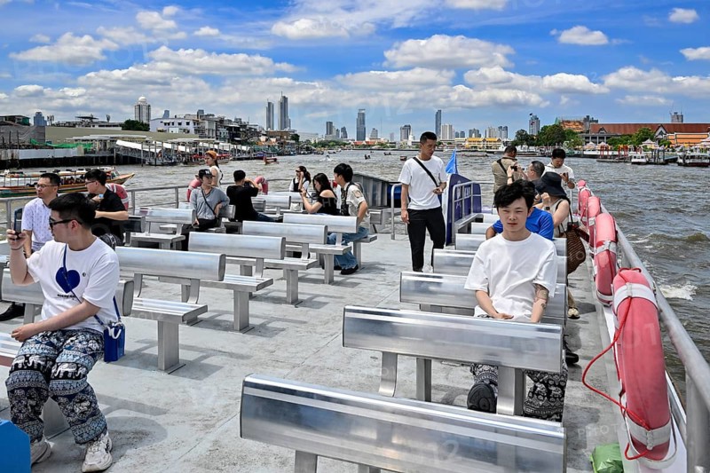 Chao Phraya Tourist Boat, Bangkok, Thailand, Asia