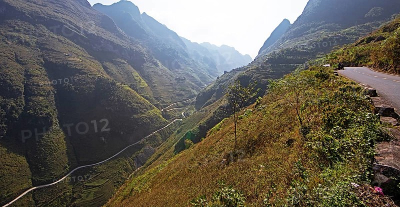 Ma Pi Leng Pass, Dong Van Karst Plateau UNESCO Global Geopark, Ha Giang Province, Vietnam, Asia