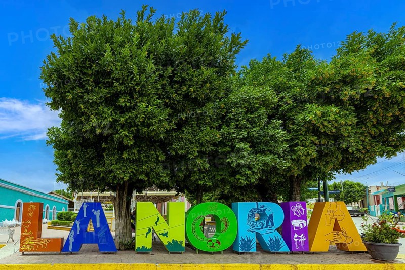 La Noria, Sinaloa, Mexico, 20 June, 2024: La Noria, el pueblo magico, colonial Magic Village near Mazatlan. Authentic Mexican village, Central America