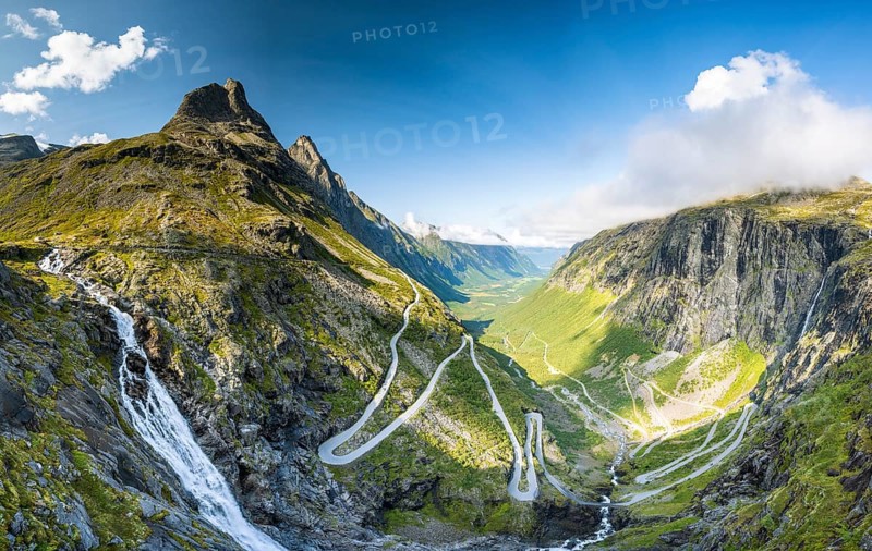 Trollstigen Mountain Road, near Ã…ndalsnes, More og Romsdal, Norway, Europe