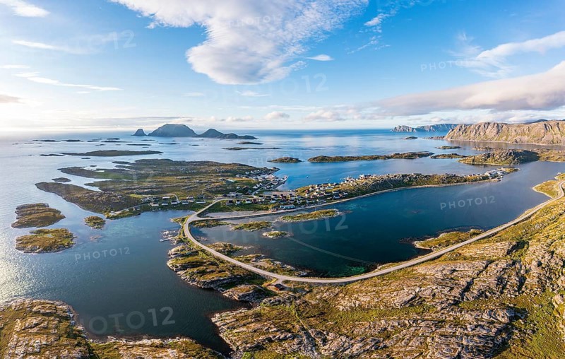 Fishing village Gjesvaer, Mageroya, Nordkapp, Troms og Finnmark, Norway, Europe